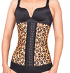 Comfortable, Breathable, Waist Protecting And Abdomen Closing Belt, European And American Sexy Court Corset, Leopard Pattern Breasted Body Shaping Suit
