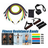 11 Pcs Fitness Resistance Bands-FreeShipping - SunFit(Logo Customize Accept)