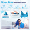 Workout Microfiber Cooling Towel Instant Chill Cooling Cloth