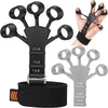 2Pcs ‎Silicone 6 Resistant Level Finger Strengthener Grip Strength Trainer