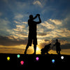 6 Stück im Dunkeln leuchtende LED-Golfbälle