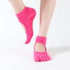 Rutschfeste Pilates-Socken mit Zehen zum Tanzen
